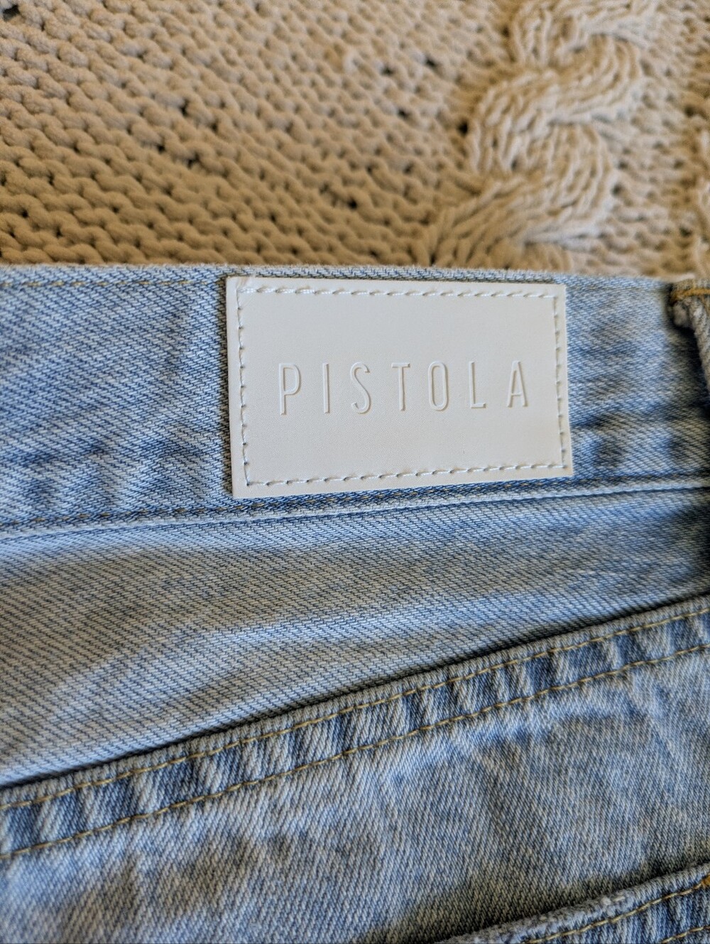 Pistola Hi-Rise Cutoff Denim Shorts Sz 30 - Picture 10 of 10